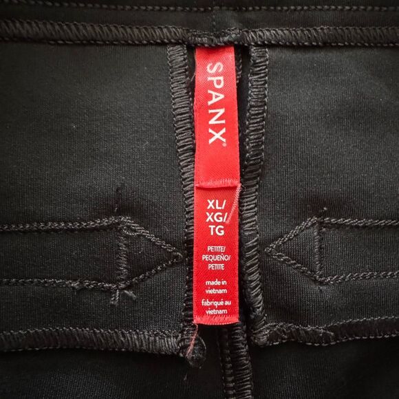 SPANX Backseam Skinny Ankle Ponte Legging Pants XL Black - Picture 8 of 10
